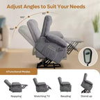 Massage Recliners for Elderly, Power Lift Recliner Chair with Heat and Vibration for Living Room