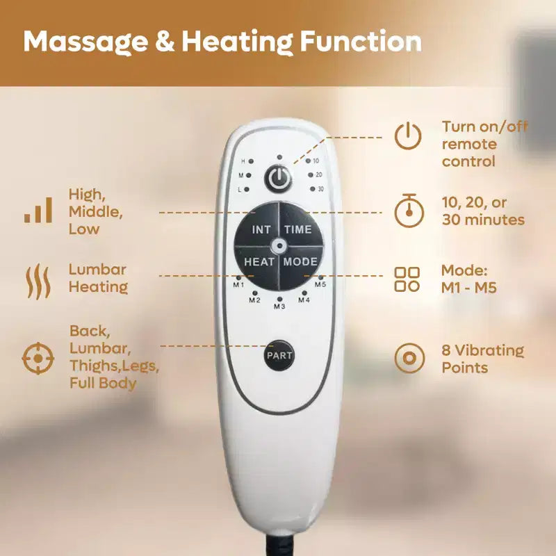 Massage Recliners for Elderly, Power Lift Recliner Chair with Heat and Vibration for Living Room