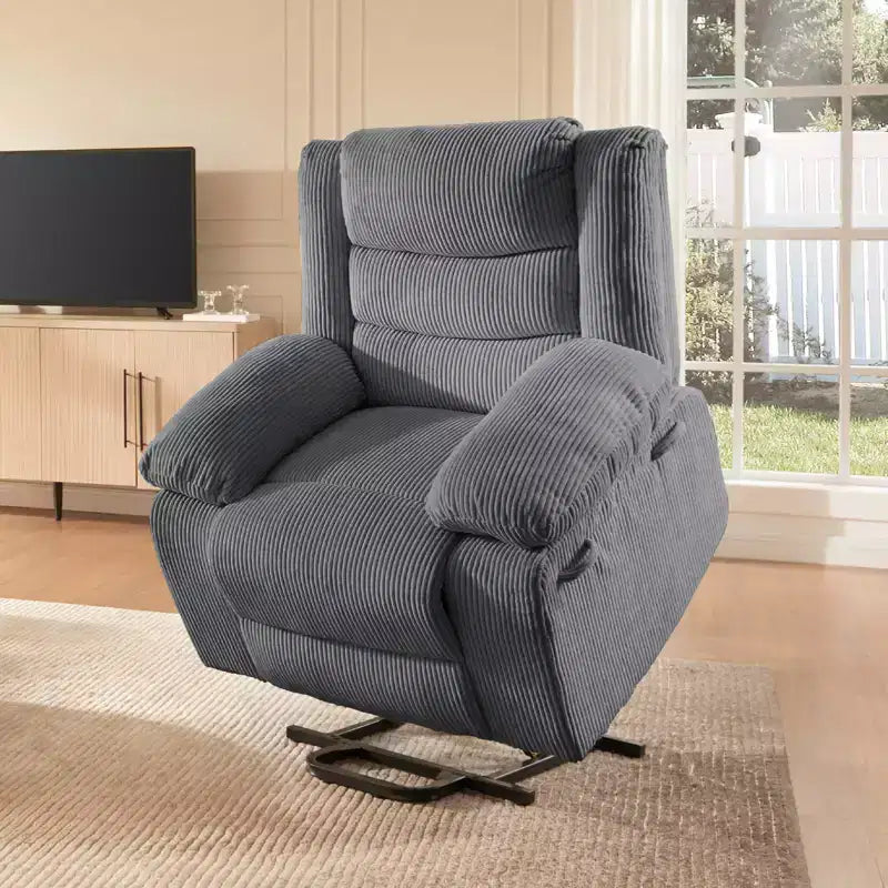 Massage Recliners for Elderly, Power Lift Recliner Chair with Heat and Vibration for Living Room