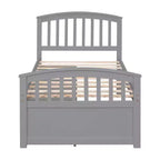 Twin Size Platform Bed with 6 Drawers