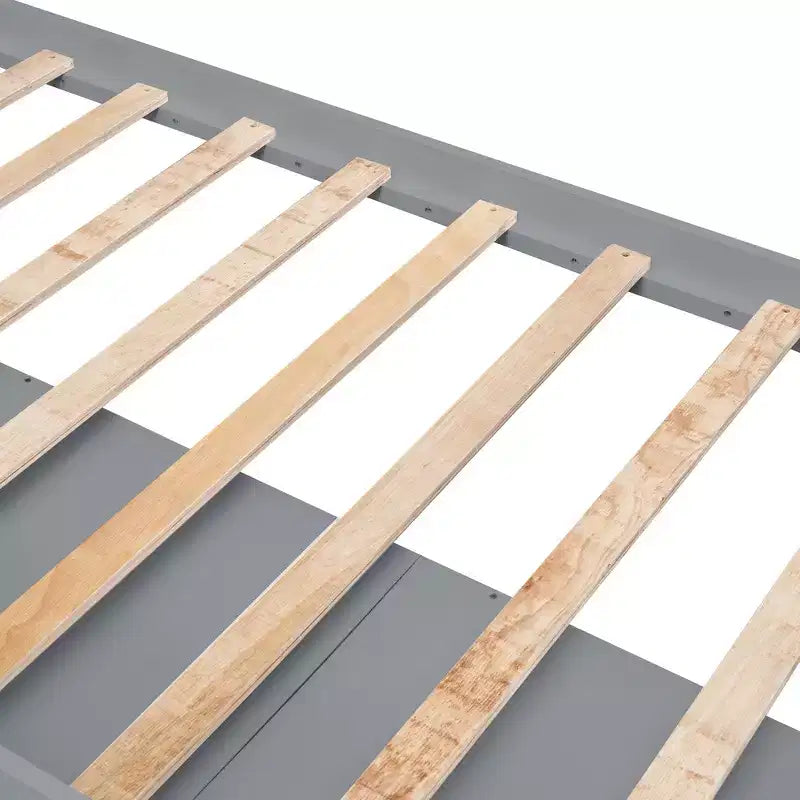 Twin Size Platform Bed with 6 Drawers