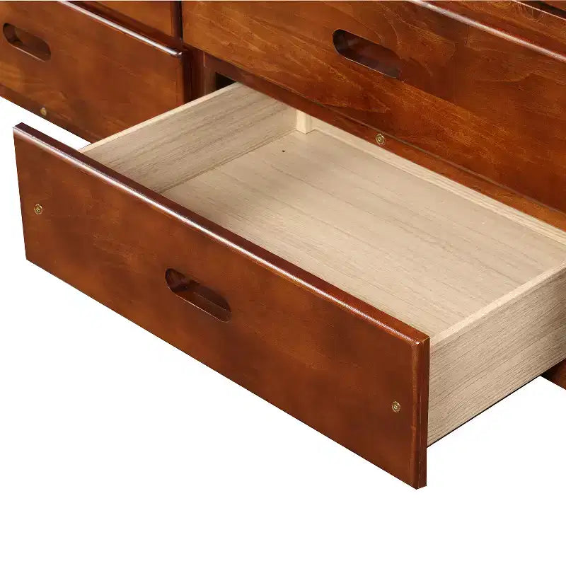 Twin Size Platform Bed with 6 Drawers