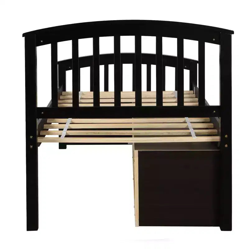 Twin Size Platform Bed with 6 Drawers