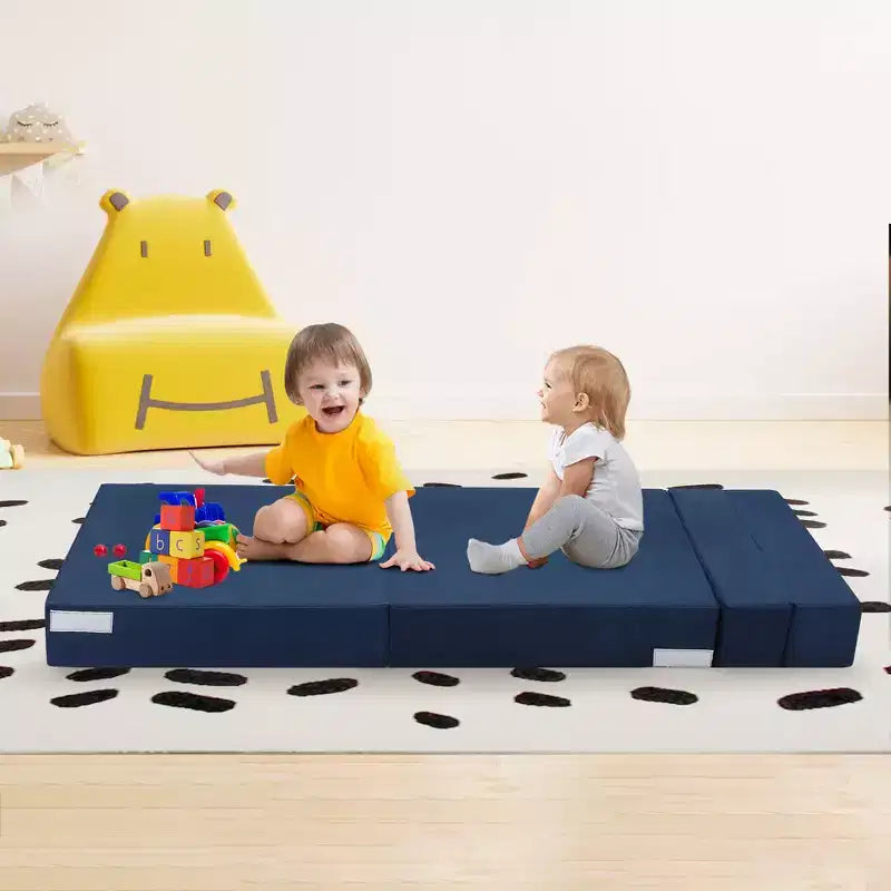 Sofa, Folding Sofa Bed, Foldable Couch Bed with Pillow, Convertible Sleeper Chair Folding Sofa Mattress, Futon Floor Couch for Living Room/Bedroom