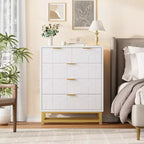 Five-Drawer Dresser with Metal Legs