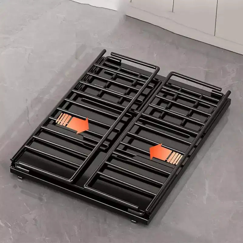 Pull Out Kitchen Cabinets Organizer, Pantry Pull Out Shelves, Metal Slide Out Storage Drawers No Drill Slide Out Drawers for Cabinets Bathroom