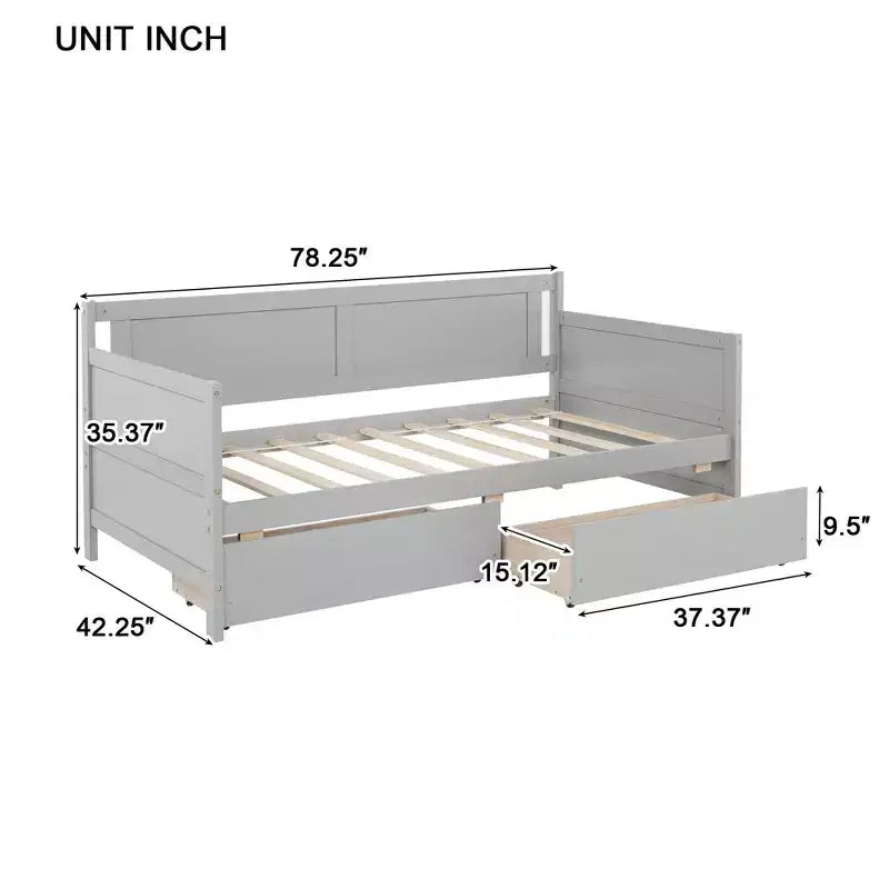 Full Bunk Bed Safety Rail High Weight Capacity Heavy-Duty Metal
