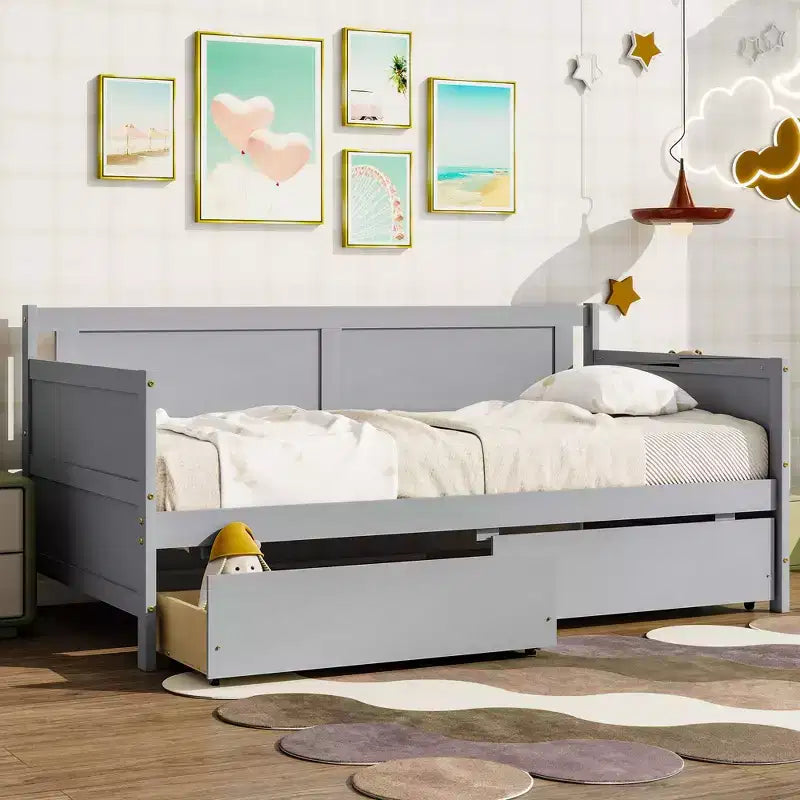 Full Bunk Bed Safety Rail High Weight Capacity Heavy-Duty Metal
