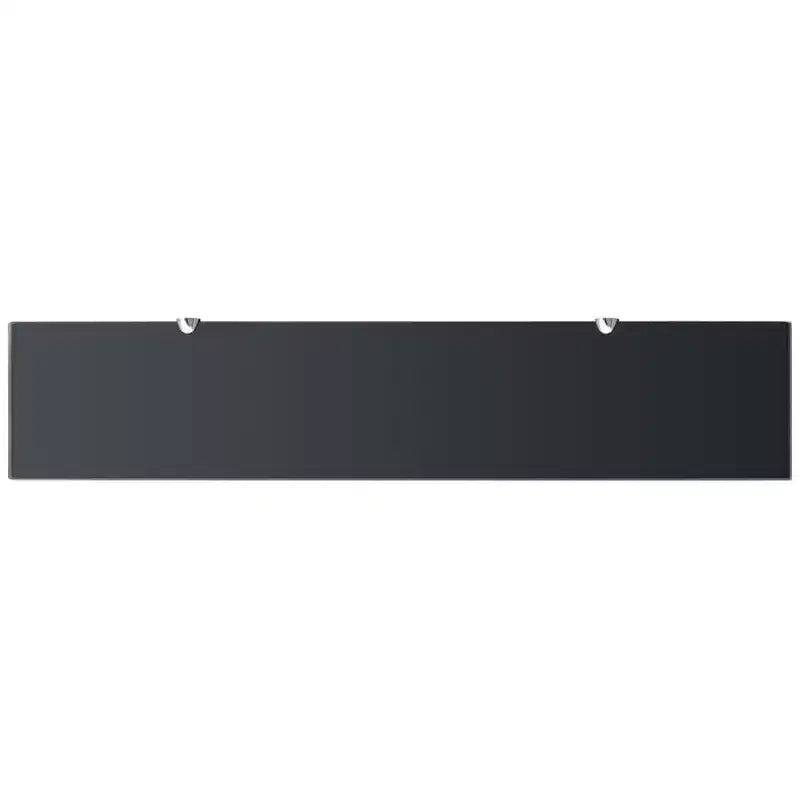 Floating Shelf Clear Tempered Safety Glass 39.4x7.9 in