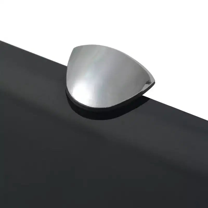 Floating Shelf Clear Tempered Safety Glass 39.4x7.9 in