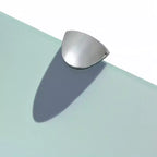 Floating Shelf Clear Tempered Safety Glass 39.4x7.9 in