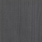 Book Cabinet Grey Solid Pinewood Medium Book Cabinet