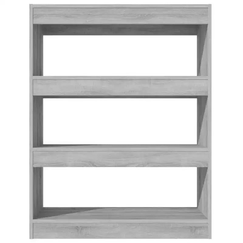 Book Cabinet Grey Engineered Wood Medium Book Cabinet