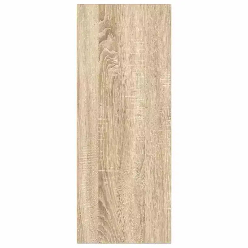 Book Cabinet Oak Engineered Wood 30.1 in Height with 2 Tiers