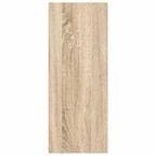 Book Cabinet Oak Engineered Wood 30.1 in Height with 2 Tiers