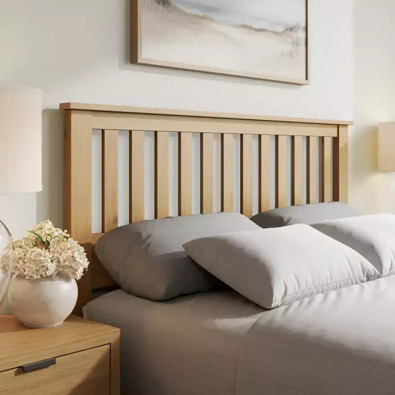 GDFStudio Juliana Mission Style Natural Headboard