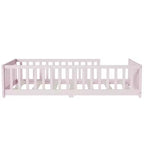 Queen Bed Frame Upholstered Velvet Lumbar Support Noise-Free Design
