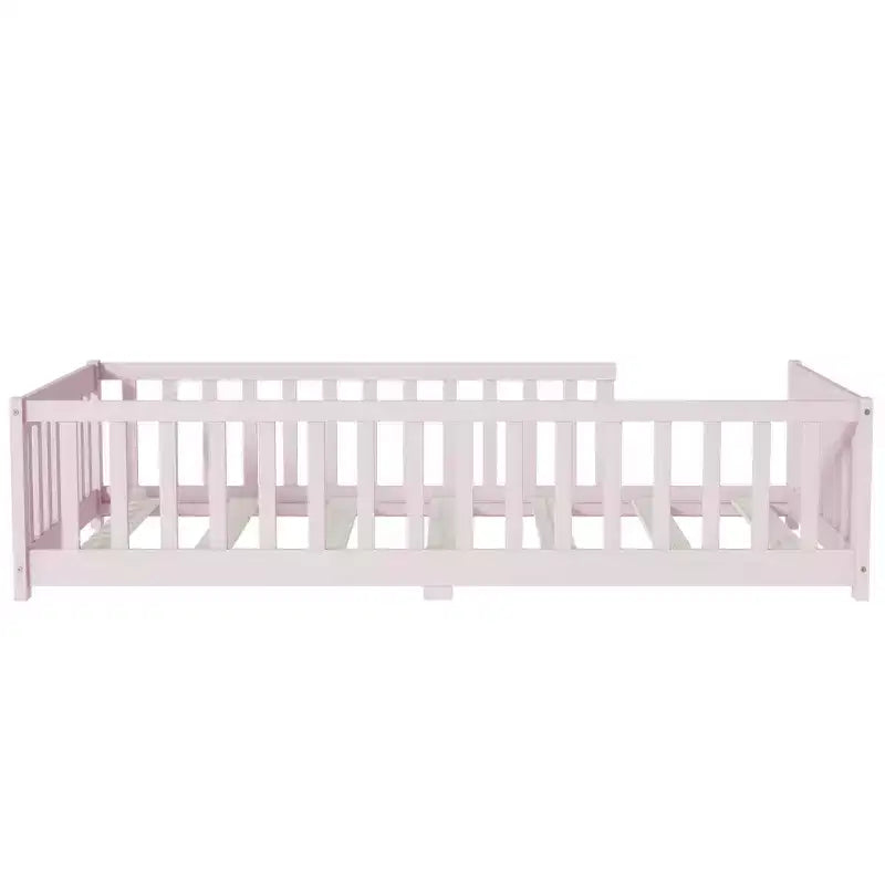 Queen Bed Frame Upholstered Velvet Lumbar Support Noise-Free Design