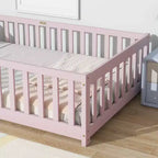 Queen Bed Frame Upholstered Velvet Lumbar Support Noise-Free Design
