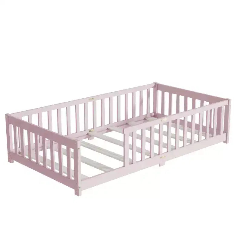 Queen Bed Frame Upholstered Velvet Lumbar Support Noise-Free Design