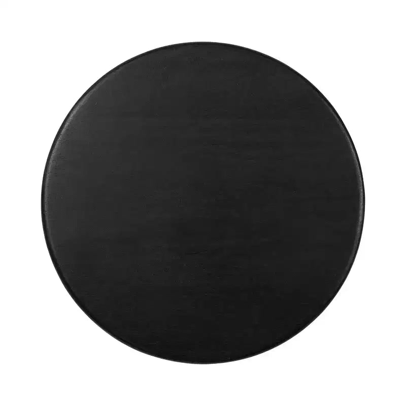 Wood Side Table, Black, 12x12x22