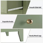5 Drawer Dresser for Bedroom, Tall Wooden Chest of Drawers with Deep Storage & Metal Knobs, Modern Entryway Organizer