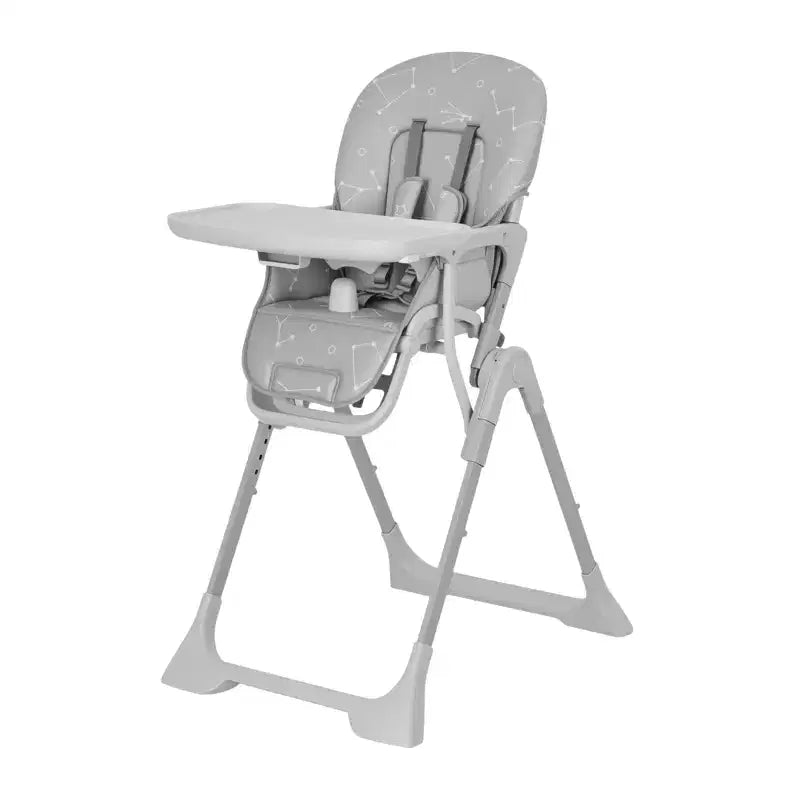 42.5 Adjustable Baby High Chair for Toddlers, Multi-Level Height & Backrest Adjustment, Removable Tray and Fast Folding for Space-Saving Storage