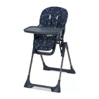 42.5 Adjustable Baby High Chair for Toddlers, Multi-Level Height & Backrest Adjustment, Removable Tray and Fast Folding for Space-Saving Storage