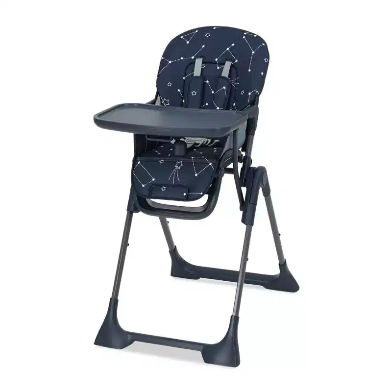 42.5 Adjustable Baby High Chair for Toddlers, Multi-Level Height & Backrest Adjustment, Removable Tray and Fast Folding for Space-Saving Storage
