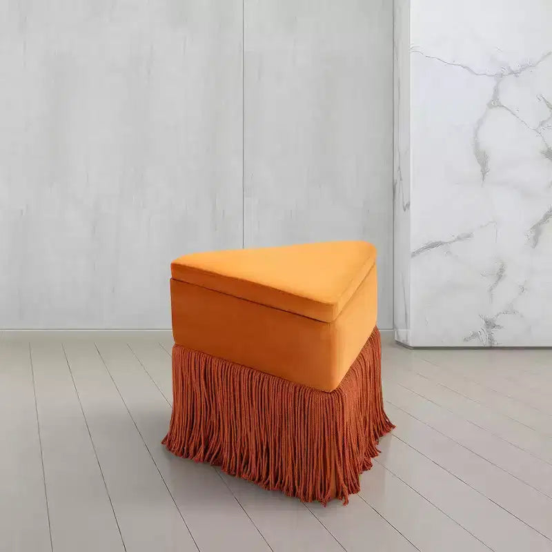 Velvet Ottoman/Stool