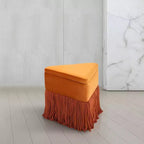 Velvet Ottoman/Stool