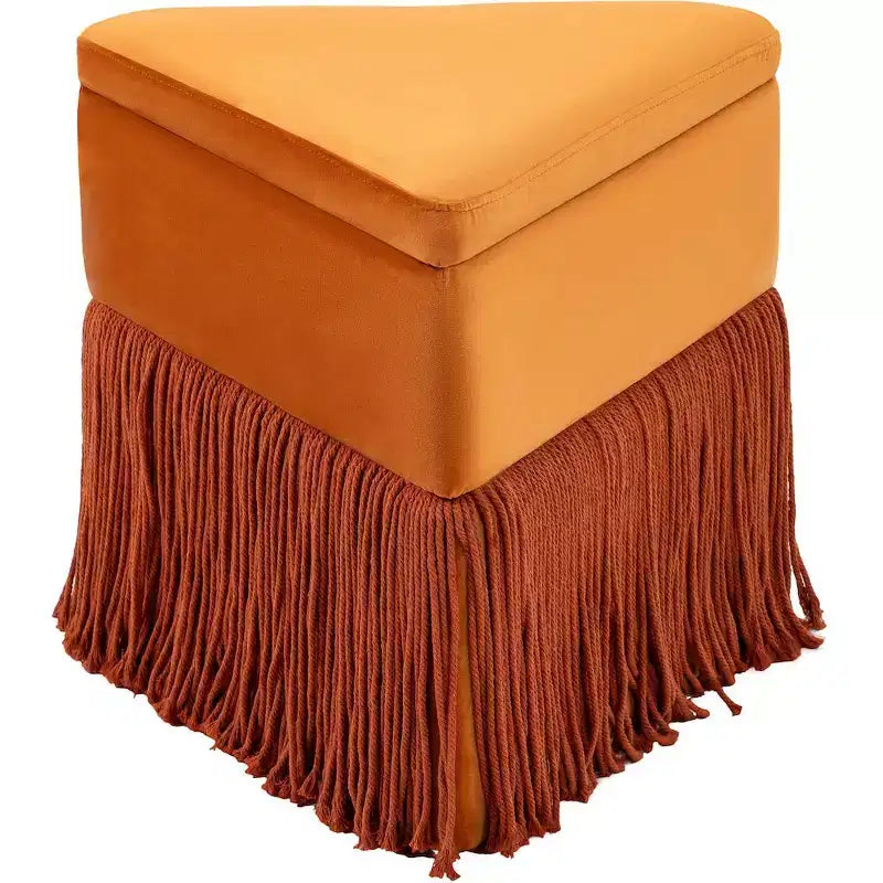 Velvet Ottoman/Stool
