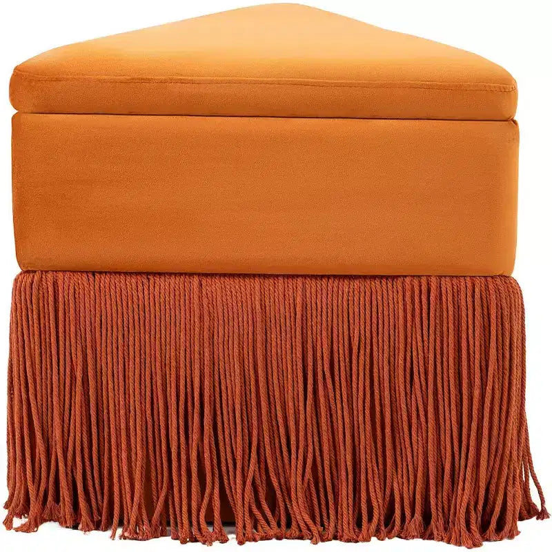 Velvet Ottoman/Stool