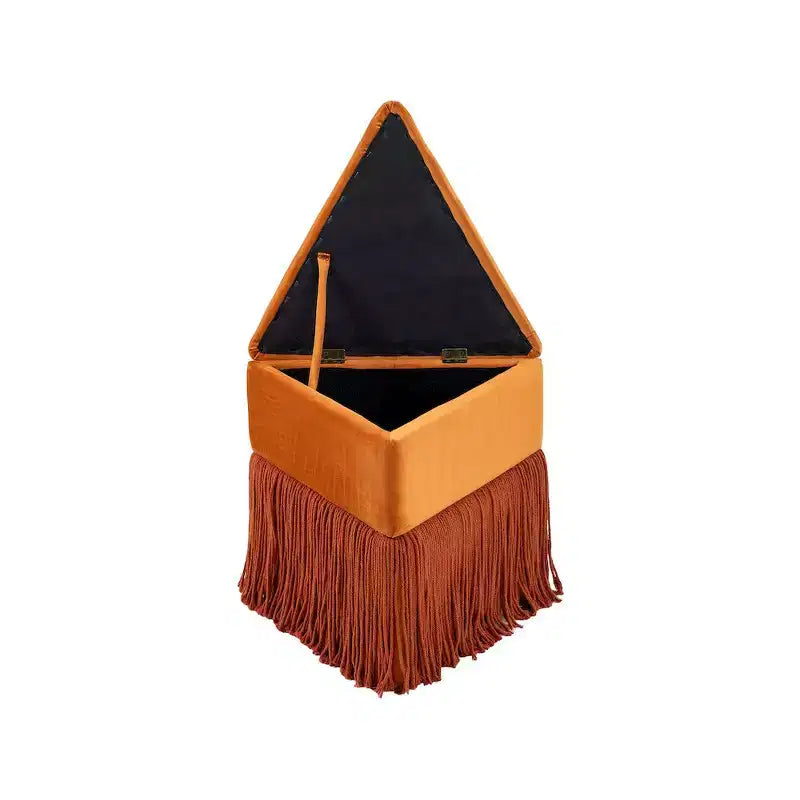 Velvet Ottoman/Stool