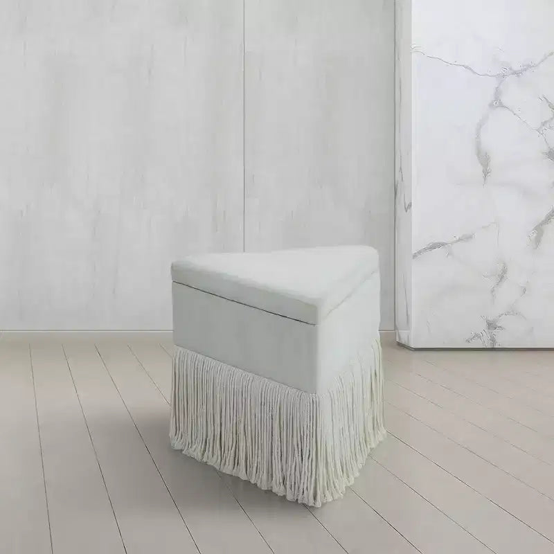 Velvet Ottoman/Stool