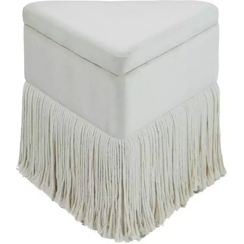 Velvet Ottoman/Stool