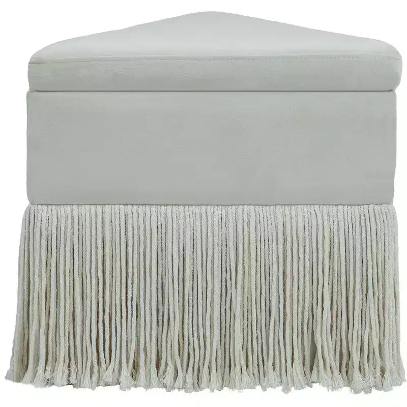 Velvet Ottoman/Stool