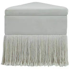 Velvet Ottoman/Stool