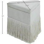 Velvet Ottoman/Stool