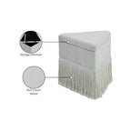 Velvet Ottoman/Stool