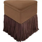Velvet Ottoman/Stool