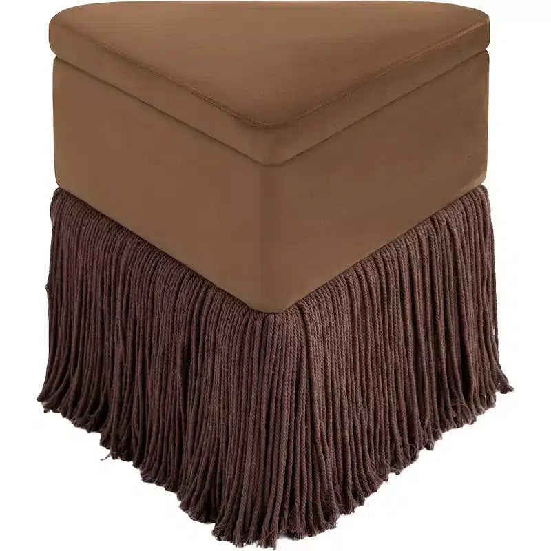 Velvet Ottoman/Stool
