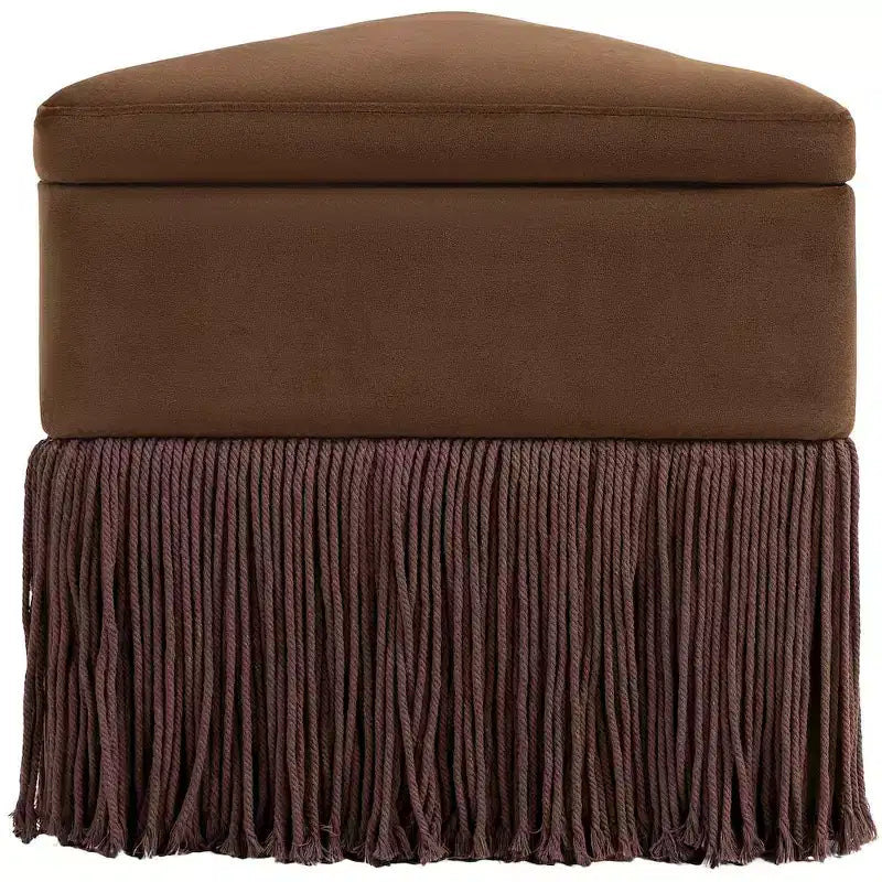 Velvet Ottoman/Stool