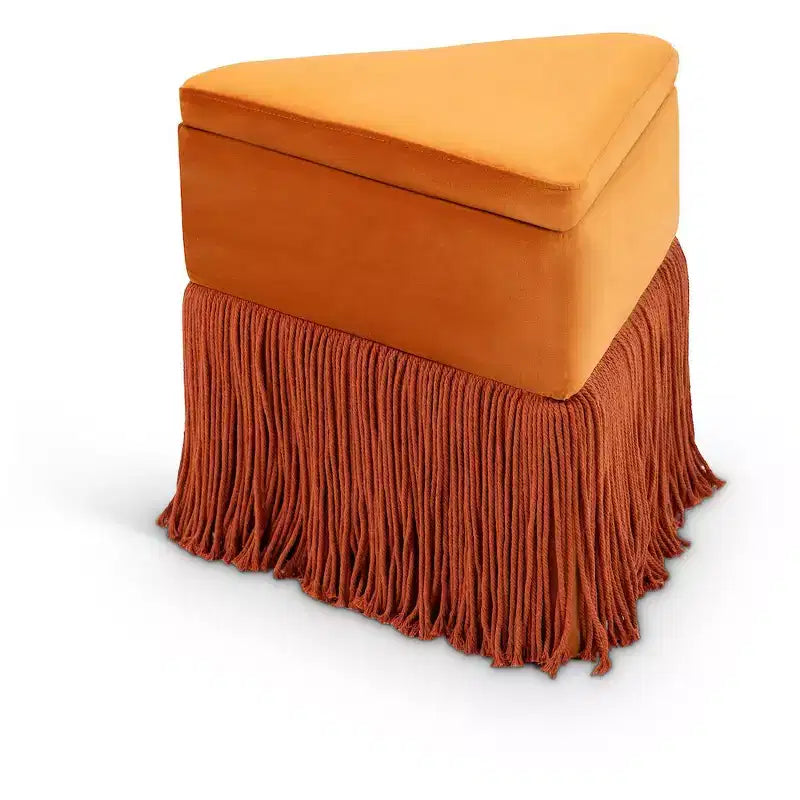 Velvet Ottoman/Stool