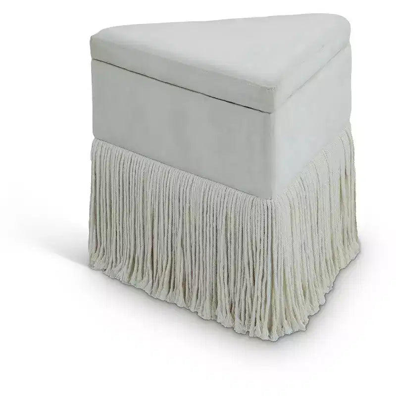 Velvet Ottoman/Stool