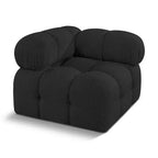 Meridian Furniture Ames Boucle Fabric Corner Chair