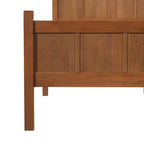 Twin Size Flat Panel Bed With Headboard & Footboard, Easy Assembly