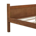 Twin Size Flat Panel Bed With Headboard & Footboard, Easy Assembly
