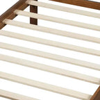 Twin Size Flat Panel Bed With Headboard & Footboard, Easy Assembly