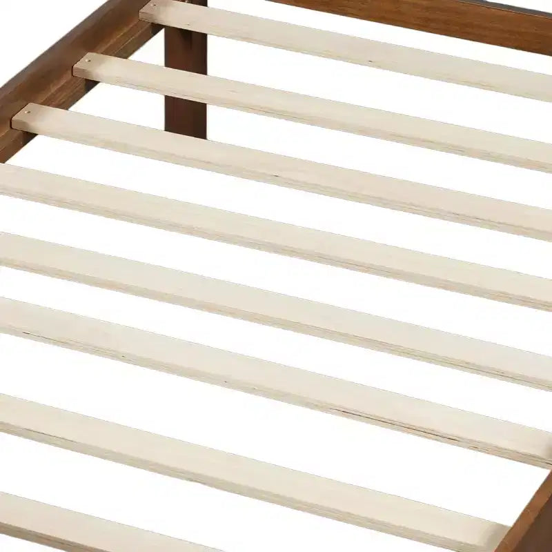 Twin Size Flat Panel Bed With Headboard & Footboard, Easy Assembly